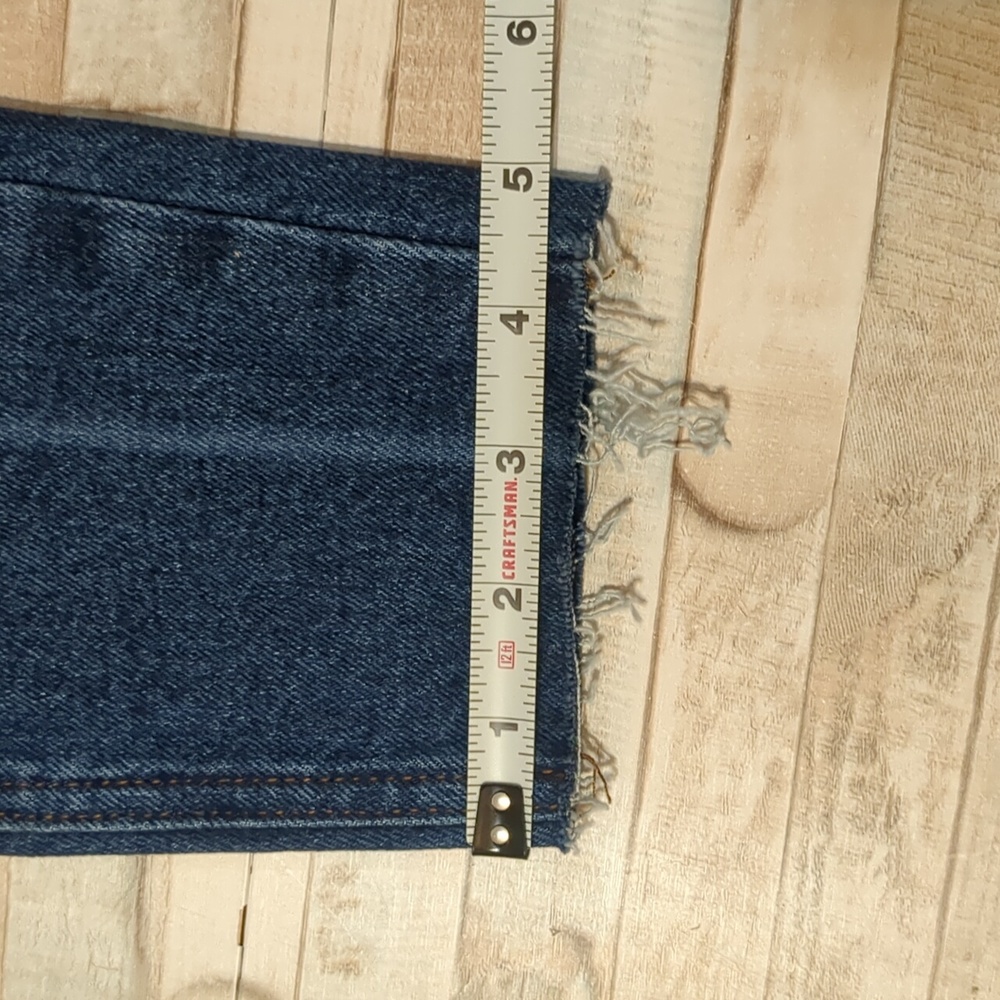 NWT Asos raw hem super high rise jeans - Picture 9 of 10